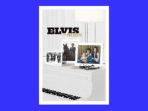 Jeg kunne ikke bestemme mig for hvilke billeder, blandt de mange anvendt i ”Elvis By The Presleys”, så du må nøjes med coveret.