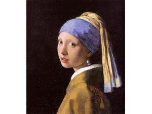 Pige Med Perleørering (Johannes Vermeer, 1660-1665)