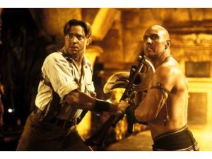 Brendan Fraser og Arnold Vosloo som Rick og Imhotep.