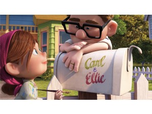 Det unge par Carl og Ellie