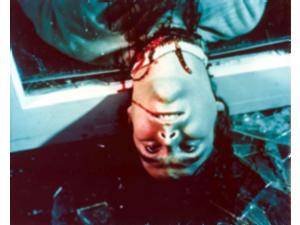 Død ved glas. Norman J. Warren elsker som sit forbilled Dario Argento at udtænke bistialske mordscener.