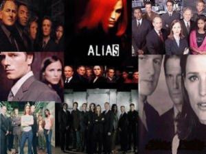 En lille collage med billeder af de forskellige personer fra Tv-serien.