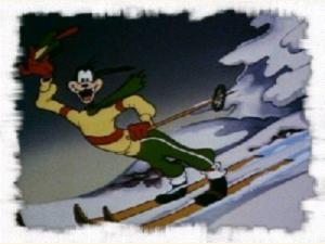 Hvordan man … (How to …)-serien var virkelig med til at gøre Fedtmule verdenskendt. Her ses han i en af de bedste - Hvordan man står på ski (The Art of Skiing - 1941).