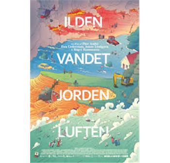 ILDEN, VANDET, JORDEN, LUFTEN billede