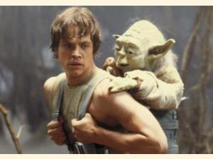 Luke Skywalkers Jedi-træning med Yoda i Episode V