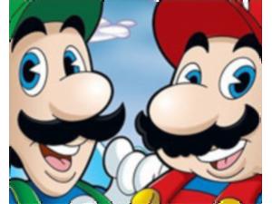 Mario og Luigi som vi kender dem fra de utallige spil, og som de også tager sig ud i de animerede film i The Super Mario Bros. Super Show.