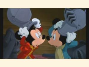 Mickey’s dobbeltrolle i Mark Twain historien ”Prince and The Pauper” fra 1990