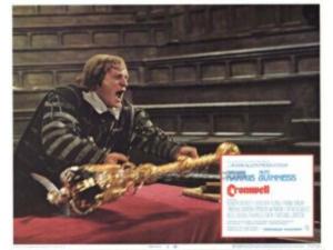 Oliver Cromwell overtager styret og det går ikke altid stille af – Cromwell spilles af Richard Harris har mange enetaler, hvilket godt kan blive lidt kedelig i længden.