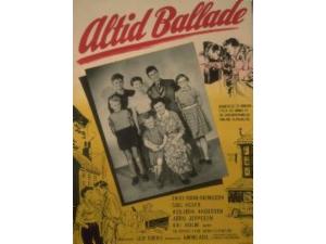 Plakaten til "Altid Ballade" (1955), Gabriel Axels første film
