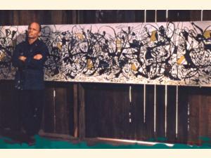 Pollock poserer for Life Magazine