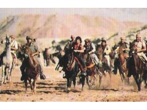 Rambo rider med Mujahedeen krigere i Rambo 3 fra '89