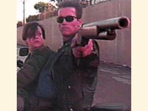 Terminatoren og John Connor.